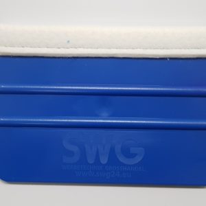 SWG Kunststoffrakel mit Filz Blau
