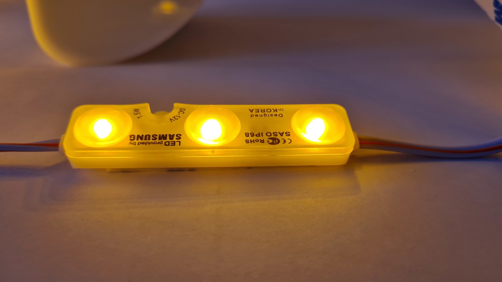 Samsung LED-Modul, 1,5W, 160°, Gelb