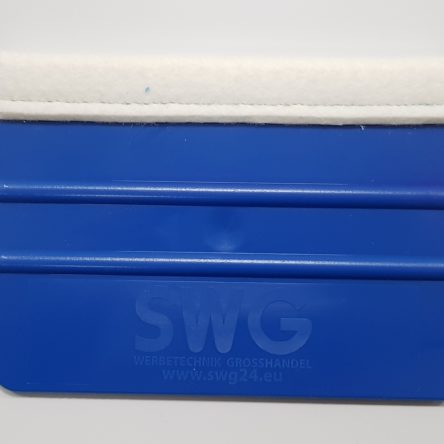 SWG Kunststoffrakel mit Filz Blau BEST PREIS